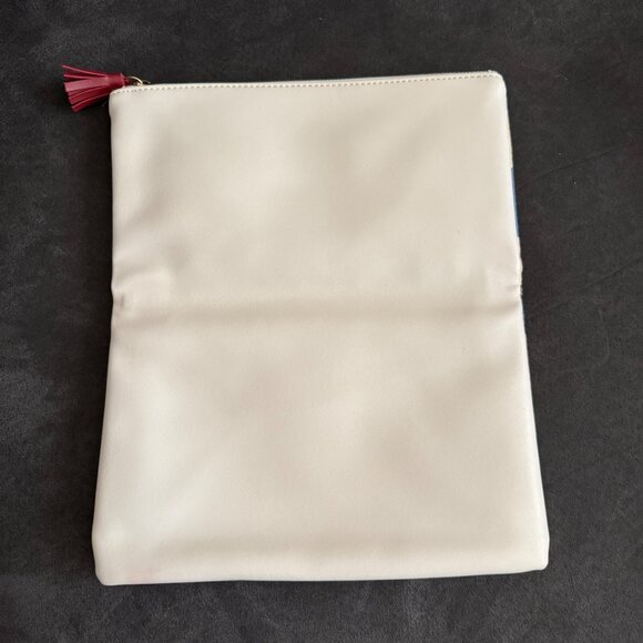 Rachel Pally Floral Print Foldover Clutch With Tassel Zip Closure - Picture 4 of 7